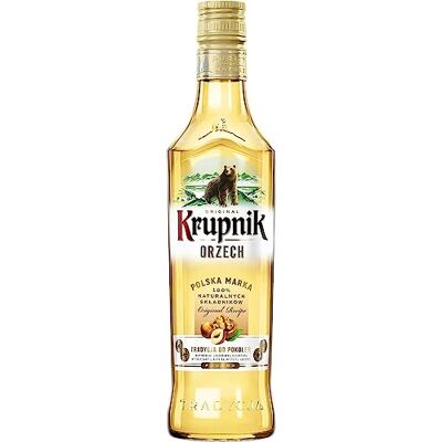 ORIGINAL Krupnik Krupnik Nut Hazelnut and Walnut Flavor, Polish Nutty Vodka Liqueur 28% ABV 50cl ORIGINAL Krupnik Krupnik Nut Hazelnut and Walnut Flavor, Polish Nutty Vodka Liqueur 28% ABV 50cl