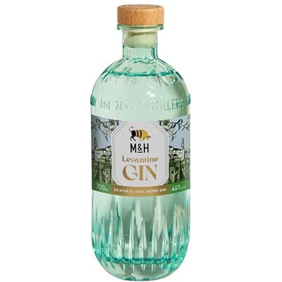 M&H Distillery Levantine Gin Milk & Honey Premium Israeli Kosher Single Malt Spirit Juniper, Native Za'atar and Lemon Verbena Botanicals, 46% vol, 70cl M&H Distillery Levantine Gin Milk & Honey Premium Israeli Kosher Single Malt Spirit Juniper, Native Za'atar and Lemon Verbena Botanicals, 46% vol, 70cl