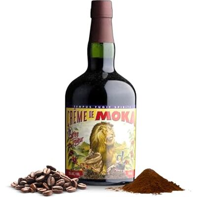 TEMPUS FUGIT Crème de Moka Liqueur, 70cl, 25% ABV, Liqueur Made with Fine Ethiopian Coffee Beans, Coffee Liqueur for Delicious Specialty Cocktails TEMPUS FUGIT Crème de Moka Liqueur, 70cl, 25% ABV, Liqueur Made with Fine Ethiopian Coffee Beans, Coffee Liqueur for Delicious Specialty Cocktails