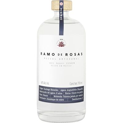 Ramo de Rosas Mezcal Ramo de Rosas Espadín Joven Mezcal – 70cl Bottle Made from 8-Year-Old Agave Artisanal Mexican Mezcal Smooth, Floral & Lightly Smoky Perfect for Sipping Neat or Craft Cocktails Ramo de Rosas Mezcal Ramo de Rosas Espadín Joven Mezcal – 70cl Bottle Made from 8-Year-Old Agave Artisanal Mexican Mezcal Smooth, Floral & Lightly Smoky Perfect for Sipping Neat or Craft Cocktails