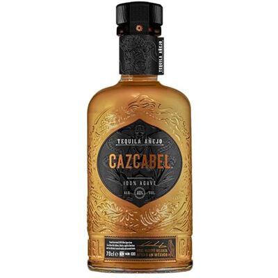 Cazcabel Añejo Tequila, 100% Blue Weber Agave, Award-Winning, Family Estate Grown & Produced, Additive-Free, Aged for 14 months in American Oak Barrels, 40% ABV, 70cl Cazcabel Añejo Tequila, 100% Blue Weber Agave, Award-Winning, Family Estate Grown & Produced, Additive-Free, Aged for 14 months in American Oak Barrels, 40% ABV, 70cl
