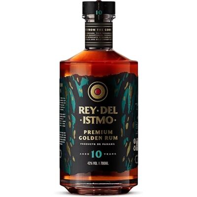 Rey del Istmo Premium Golden Rum 10 Year Old Luxury Panamanian Aged Single Estate Sugar Cane Spirit Award-Winning Oak Cask Matured 700ml, 42% ABV Luxury Gift Rey del Istmo Premium Golden Rum 10 Year Old Luxury Panamanian Aged Single Estate Sugar Cane Spirit Award-Winning Oak Cask Matured 700ml, 42% ABV Luxury Gift