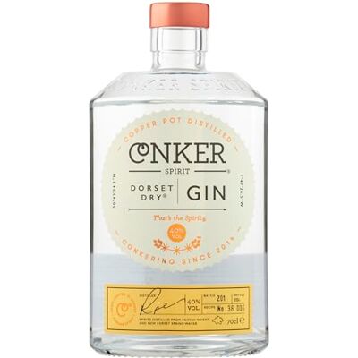 Conker Dorset Dry Gin 70cl – British Craft Unique Dry Gin, Copper Pot Distilled, Made on the Jurassic Coast with 10 Botanicals, Perfect for G&Ts, London Dry Inspired, 40% ABV Conker Dorset Dry Gin 70cl – British Craft Unique Dry Gin, Copper Pot Distilled, Made on the Jurassic Coast with 10 Botanicals, Perfect for G&Ts, London Dry Inspired, 40% ABV