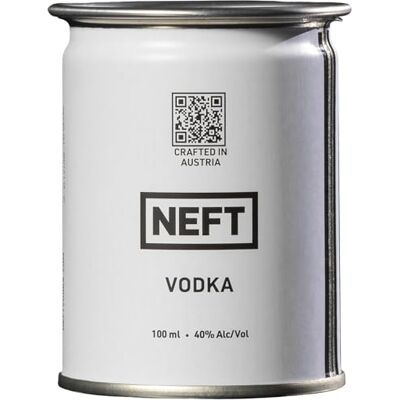 NEFT Vodka White Barrel 12 x 10cl Multipack – Austrian Vodka Minis Alpine Spring Water & Rye Unbreakable Eco Barrels Smooth, Clean & Additive-Free 40% ABV NEFT Vodka White Barrel 12 x 10cl Multipack – Austrian Vodka Minis Alpine Spring Water & Rye Unbreakable Eco Barrels Smooth, Clean & Additive-Free 40% ABV