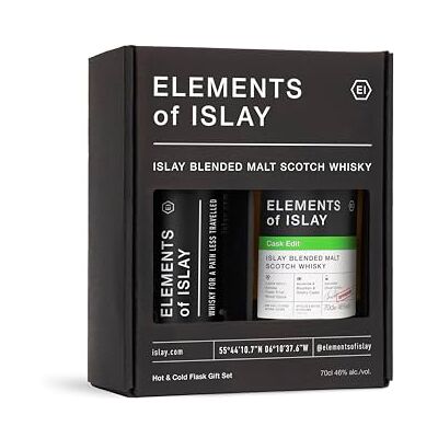 Elixir Distillers Elements of Islay Cask Edit Giftpack with Thermos Flask 46 percent 70 cl Fresh Fruit, Wood Spice & Smoke Perfect for Gifting Elixir Distillers Elements of Islay Cask Edit Giftpack with Thermos Flask 46 percent 70 cl Fresh Fruit, Wood Spice & Smoke Perfect for Gifting