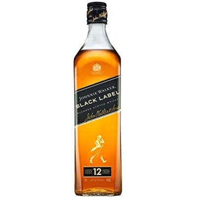 JOHNNIE WALKER Black Label 40% vol 70cl Blended Scotch Whisky Crafted Using Whiskies Aged a Minimum of 12 Years Neat or in Mixed Drinks Ideal for Gifting JOHNNIE WALKER Black Label 40% vol 70cl Blended Scotch Whisky Crafted Using Whiskies Aged a Minimum of 12 Years Neat or in Mixed Drinks Ideal for Gifting