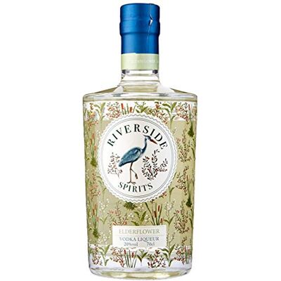 Riverside Spirits Elderflower Vodka Liqueur, 70 cl Riverside Spirits Elderflower Vodka Liqueur, 70 cl