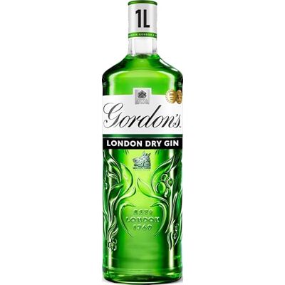 Gordon's Gordon’s Special Dry London Gin 37.5% vol 1L Award-Winning Triple-Distilled London Dry Gin Clean Juniper-Dominant Taste Handpicked Gin Botanicals Gordon's Gordon’s Special Dry London Gin 37.5% vol 1L Award-Winning Triple-Distilled London Dry Gin Clean Juniper-Dominant Taste Handpicked Gin Botanicals