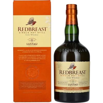 Redbreast Lustau Edition Sherry Finish Irish Whiskey, 70cl, 46% ABV Oloroso Sherry Cask Maturation, Rich Dark Fruits & Spices, Silky Smooth Pot Still, Gold Winning Irish Whiskey Redbreast Lustau Edition Sherry Finish Irish Whiskey, 70cl, 46% ABV Oloroso Sherry Cask Maturation, Rich Dark Fruits & Spices, Silky Smooth Pot Still, Gold Winning Irish Whiskey