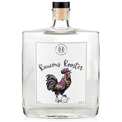 The Handmade Gin Company Raucous Rooster Gin Premium Craft Gin with peach, grapefruit and liquorice 40% ABV 50cl The Handmade Gin Company Raucous Rooster Gin Premium Craft Gin with peach, grapefruit and liquorice 40% ABV 50cl