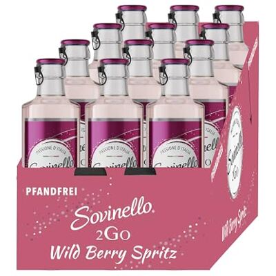 Sovinello 2Go Wild Berry, Sparkling Cocktail made with Italian white wine (12 x 0.275 L) Sovinello 2Go Wild Berry, Sparkling Cocktail made with Italian white wine (12 x 0.275 L)