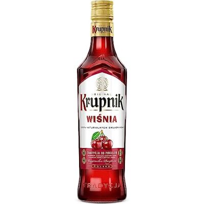 ORIGINAL Krupnik Krupnik Cherry Luscious Polish Cherry Vodka Liqueur with Perfectly Balanced Sweetness & Tartness 28% ABV 50cl ORIGINAL Krupnik Krupnik Cherry Luscious Polish Cherry Vodka Liqueur with Perfectly Balanced Sweetness & Tartness 28% ABV 50cl