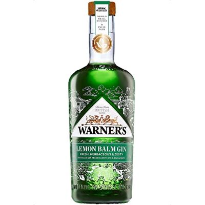 Warner's Distillery Warner's Lemon Balm Gin 70cl -Fresh, Herbaceous & Zesty Farm Crafted London Dry Gin Made w/ Lemon Balm, Lemon Verbena & More -Gin Gift Sets for Women & Men -Suitable for Vegetarians (Not Vegan) Warner's Distillery Warner's Lemon Balm Gin 70cl -Fresh, Herbaceous & Zesty Farm Crafted London Dry Gin Made w/ Lemon Balm, Lemon Verbena & More -Gin Gift Sets for Women & Men -Suitable for Vegetarians (Not Vegan)