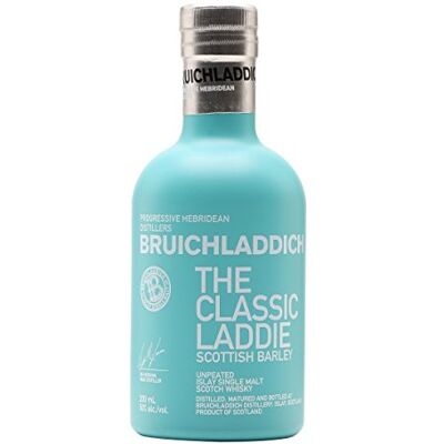 Bruichladdich The Classic Laddie 10 Year Old Scottish Barley, Unpeated Islay Single Malt Scotch Whisky, 1 x 200ml Bottle Packaging May Vary Bruichladdich The Classic Laddie 10 Year Old Scottish Barley, Unpeated Islay Single Malt Scotch Whisky, 1 x 200ml Bottle Packaging May Vary
