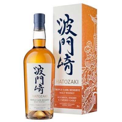 Hatozaki Triple Cask Reserve Whisky Oak Spice & Ume Plums 70cl 46 percent abv Ultra Premium Whisky Japanese Triple Cask Maturation Notes Of Plums, Oak Spice And Sweet Barley Hatozaki Triple Cask Reserve Whisky Oak Spice & Ume Plums 70cl 46 percent abv Ultra Premium Whisky Japanese Triple Cask Maturation Notes Of Plums, Oak Spice And Sweet Barley