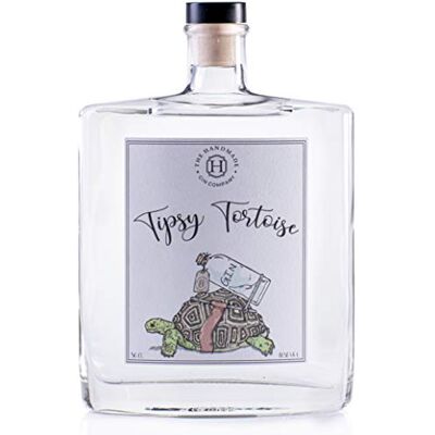 The Handmade Gin Company Tipsy Tortoise Gin Premium Craft Gin with apple, grapefruit and liquorice 40% ABV 50cl The Handmade Gin Company Tipsy Tortoise Gin Premium Craft Gin with apple, grapefruit and liquorice 40% ABV 50cl