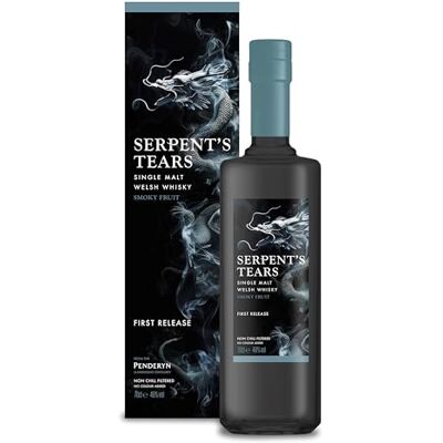 Penderyn Serpent's Tears, Limited Edition, Single Malt Whisky 70cl, 46% ABV, Crafted in Wales Penderyn Serpent's Tears, Limited Edition, Single Malt Whisky 70cl, 46% ABV, Crafted in Wales