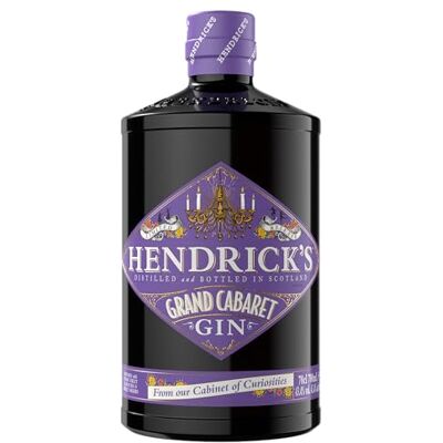 Hendricks HENDRICK'S Grand Cabaret Super Premium Gin Decadent & Deliciously Fruity Limited Edition Small Batch Handcrafted In Scotland Ultimate Gin Gift For Free Spirited Souls 43.4% ABV Hendricks HENDRICK'S Grand Cabaret Super Premium Gin Decadent & Deliciously Fruity Limited Edition Small Batch Handcrafted In Scotland Ultimate Gin Gift For Free Spirited Souls 43.4% ABV