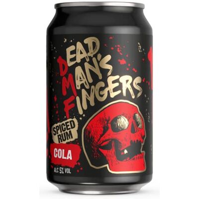 DEAD MAN'S FINGERS Man's Spiced Rum & Cola 12 x 330ml DEAD MAN'S FINGERS Man's Spiced Rum & Cola 12 x 330ml