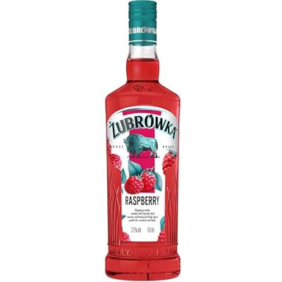 Żubrówka Raspberry Vodka 37.5% ABV 70 cl Made in Poland Juicy & Rich Berry Vodka For Fruity Cocktails Żubrówka Raspberry Vodka 37.5% ABV 70 cl Made in Poland Juicy & Rich Berry Vodka For Fruity Cocktails