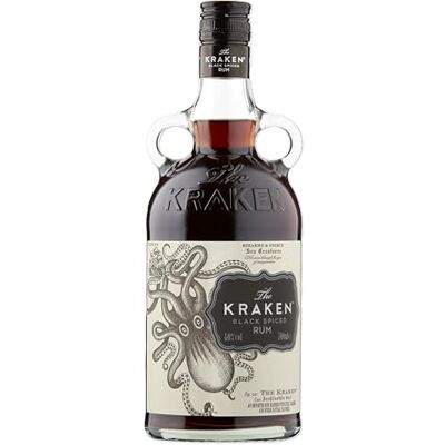 Kraken Black Spiced Rum 40% ABV 70cl Rich Vanilla, Cinnamon, Clove & Exotic Spice Notes Cocktails, Mixing & Gifts Kraken Black Spiced Rum 40% ABV 70cl Rich Vanilla, Cinnamon, Clove & Exotic Spice Notes Cocktails, Mixing & Gifts