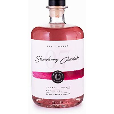 The Handmade Gin Company Strawberry Chocolate Handmade Gin Liqueur 70cl Sweet & Unique Premium Craft Gin 20% ABV The Handmade Gin Company Strawberry Chocolate Handmade Gin Liqueur 70cl Sweet & Unique Premium Craft Gin 20% ABV