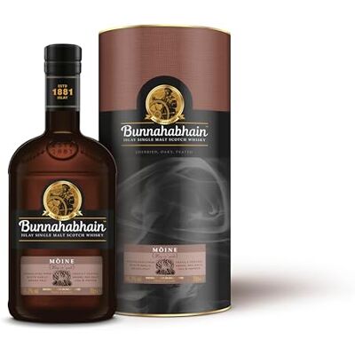 Bunnahabhain Moine Single Malt Whisky, 70cl 46.3% ABV Green Fruit, Dark Chocolate, Smoky Peated Islay Whisky Islay Single Malt Bunnahabhain Moine Single Malt Whisky, 70cl 46.3% ABV Green Fruit, Dark Chocolate, Smoky Peated Islay Whisky Islay Single Malt