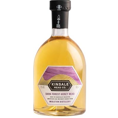 Kinsale Mead Co. Dark Forest Honey Mead Aged in Irish Whiskey Casks from Midleton Distillery, Gluten Free, 70cl Kinsale Mead Co. Dark Forest Honey Mead Aged in Irish Whiskey Casks from Midleton Distillery, Gluten Free, 70cl
