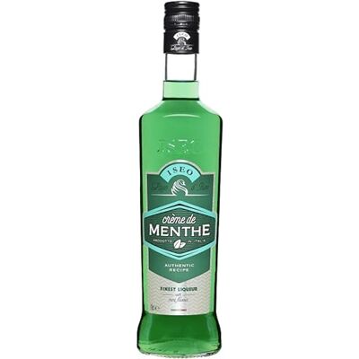 Iseo Crème de Menthe Liqueur 70cl, 15% ABV – Italian Mint Liqueur with Spearmint & Peppermint – Ideal for Cocktails – Made in Italy Iseo Crème de Menthe Liqueur 70cl, 15% ABV – Italian Mint Liqueur with Spearmint & Peppermint – Ideal for Cocktails – Made in Italy