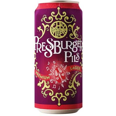 Chevallier Brewing Co. Pressburger Pils Premium Lager 12 x 440ml, 4.8% ABV Bohemian Style Pilsner, Brewed with Chevallier Malt, Perle & Saphir, Gluten Free, Vegan Friendly Suffolk Craft Beer Chevallier Brewing Co. Pressburger Pils Premium Lager 12 x 440ml, 4.8% ABV Bohemian Style Pilsner, Brewed with Chevallier Malt, Perle & Saphir, Gluten Free, Vegan Friendly Suffolk Craft Beer