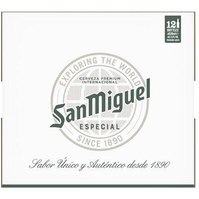 San Miguel Premium Lager Beer, 12x620ml Bottles San Miguel Premium Lager Beer, 12x620ml Bottles