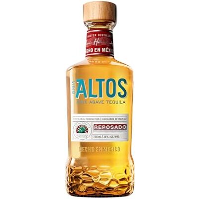 Olmeca Altos Reposado Tequila 70cl, 38% ABV/Made from 100% Blue Weber Agave, Top Ranked Tequila for Margaritas and Palomas, Award Winning, Aged in Bourbon Casks, Grown in Los Altos, Mexico Olmeca Altos Reposado Tequila 70cl, 38% ABV/Made from 100% Blue Weber Agave, Top Ranked Tequila for Margaritas and Palomas, Award Winning, Aged in Bourbon Casks, Grown in Los Altos, Mexico