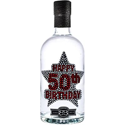 Bohemian Brands 50th Birthday Gin Gift for Men & Women, Clean & Clear Superior Gin, Celebrate Turning Fifty In Style, Ideal For Shots & Cocktails, 37.5% Premium Alcohol By , 70cl Bohemian Brands 50th Birthday Gin Gift for Men & Women, Clean & Clear Superior Gin, Celebrate Turning Fifty In Style, Ideal For Shots & Cocktails, 37.5% Premium Alcohol By , 70cl