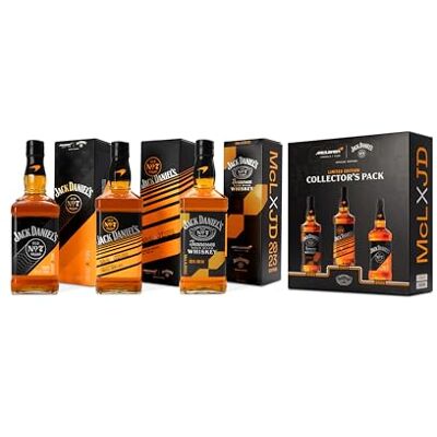 JACKDANIEL'S Jack Daniel’s x McLaren Limited Edition Collector Box 2023, 2024 & 2025 Bottles Individually Numbered out of 2,000 Exclusive Premium Whiskey Gift Set 3 × 70 cl JACKDANIEL'S Jack Daniel’s x McLaren Limited Edition Collector Box 2023, 2024 & 2025 Bottles Individually Numbered out of 2,000 Exclusive Premium Whiskey Gift Set 3 × 70 cl