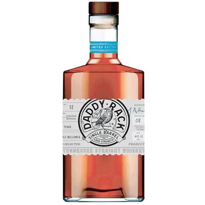 Daddy Rack Limited Edition Whiskey 70CL Tennessee American Whiskey Straight Single Barrel Cask Strength Barrel 12-59.6% ABV Smooth Yet Complex Daddy Rack Limited Edition Whiskey 70CL Tennessee American Whiskey Straight Single Barrel Cask Strength Barrel 12-59.6% ABV Smooth Yet Complex