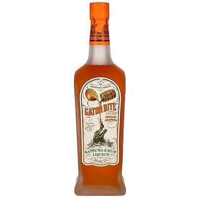 Bayou Gator Bite Satsuma Rum Liqueur 70cl, 26% ABV, Handcrafted, Pot-distilled Rum Based Satsuma Flavoured Liqueur, Made in Louisiana, USA Bayou Gator Bite Satsuma Rum Liqueur 70cl, 26% ABV, Handcrafted, Pot-distilled Rum Based Satsuma Flavoured Liqueur, Made in Louisiana, USA
