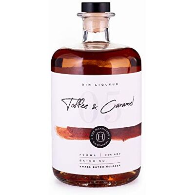 The Handmade Gin Company Toffee & Caramel Handmade Gin Liqueur 70cl Smooth Premium Craft Gin 20% ABV The Handmade Gin Company Toffee & Caramel Handmade Gin Liqueur 70cl Smooth Premium Craft Gin 20% ABV