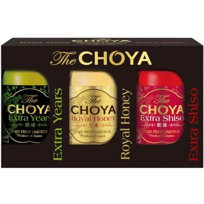 チョーヤ CHOYA Umeshu Mini Multi Pack 3 x 50ml Japanese Plum Liqueur Selection Extra Shiso, Royal Honey & Extra Years 17% ABV Fruit Liqueur Tasting Set Japan Origin チョーヤ CHOYA Umeshu Mini Multi Pack 3 x 50ml Japanese Plum Liqueur Selection Extra Shiso, Royal Honey & Extra Years 17% ABV Fruit Liqueur Tasting Set Japan Origin