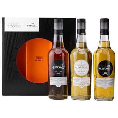 Glengoyne 20cl Gift Pack Highland Single Malt Scotch Whisky Collection of 12 Year Old, 18 Year Old and White Oak expressions Ideal for Gifting Glengoyne 20cl Gift Pack Highland Single Malt Scotch Whisky Collection of 12 Year Old, 18 Year Old and White Oak expressions Ideal for Gifting