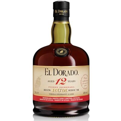 El Dorado 12 Years Rum 700 ml El Dorado 12 Years Rum 700 ml
