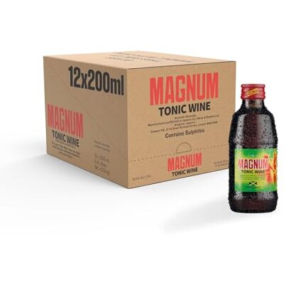 Magnum Tonic Wine , 16.5% ABV, Case of 12 x 20cl Jamaica Tonic Wine Magnum Tonic Wine , 16.5% ABV, Case of 12 x 20cl Jamaica Tonic Wine