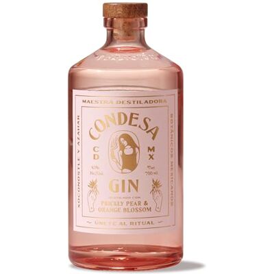 Condesa Gin Condesa Prickly Pear and Orange Blossom Mexican Gin, 70cl 43% Condesa Gin Condesa Prickly Pear and Orange Blossom Mexican Gin, 70cl 43%