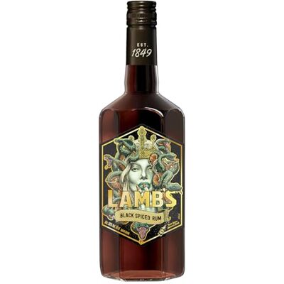 Lambs Lamb's Black Spiced Rum, 70cl Lambs Lamb's Black Spiced Rum, 70cl