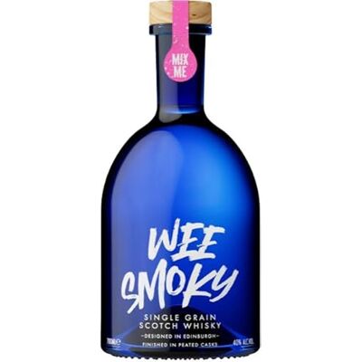 Wee Smoky Single Grain Scotch Whisky 700ml Smoky Whisky For Cocktails Lightly-Peated Sweet Scotch Scotland's Answer To Mezcal Wee Smoky Single Grain Scotch Whisky 700ml Smoky Whisky For Cocktails Lightly-Peated Sweet Scotch Scotland's Answer To Mezcal