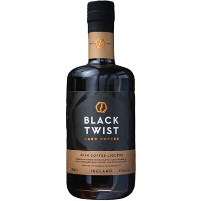 Black Twist Irish Coffee Liqueur 70 cl 25 Percent ABV 100% Arabica Coffee, Cold Brewed with Triple-Distilled Irish Whisky Perfect for Cocktails and Chilled Shots Black Twist Irish Coffee Liqueur 70 cl 25 Percent ABV 100% Arabica Coffee, Cold Brewed with Triple-Distilled Irish Whisky Perfect for Cocktails and Chilled Shots
