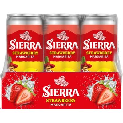 Sierra Strawberry Margarita RTD 12x250ml Sierra Strawberry Margarita RTD 12x250ml