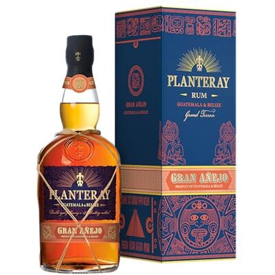 PLANTERAY (Formerly Plantation Rum) Gran Añejo Dark Rum – Double Aged from Guatemala & Belize – Rich Notes of Plums & Dried Fruits – Great for Sipping & Cocktails – 70cl, 42% ABV PLANTERAY (Formerly Plantation Rum) Gran Añejo Dark Rum – Double Aged from Guatemala & Belize – Rich Notes of Plums & Dried Fruits – Great for Sipping & Cocktails – 70cl, 42% ABV