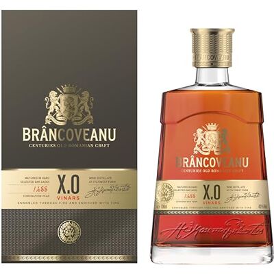 Brandcoveanu XO Premium Romanian Spirit Drink, Extra Old Brandy-Style Blend, 40% ABV, 700ml Bottle Brandcoveanu XO Premium Romanian Spirit Drink, Extra Old Brandy-Style Blend, 40% ABV, 700ml Bottle