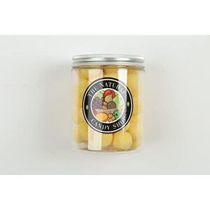 , Natural Lemon Bonbons Candy Jar 190g , Natural Lemon Bonbons Candy Jar 190g