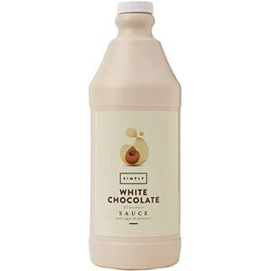 Simply White Chocolate Sauce, Topping Sauce in Pourable Easy Squeeze Bottle for Ice Cream, Waffles, Pancakes, Coffee & Milkshake (2.5 kg) Simply White Chocolate Sauce, Topping Sauce in Pourable Easy Squeeze Bottle for Ice Cream, Waffles, Pancakes, Coffee & Milkshake (2.5 kg)